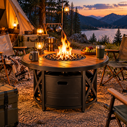 FireHaven Premium Portable Outdoor Fire Pit Table