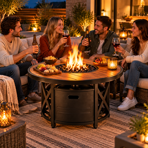 FireHaven Premium Portable Outdoor Fire Pit Table