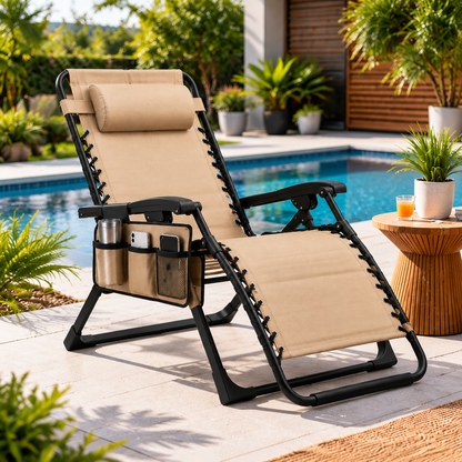 SkyLounge Premium Outdoor Zero Gravity Recliner Chair