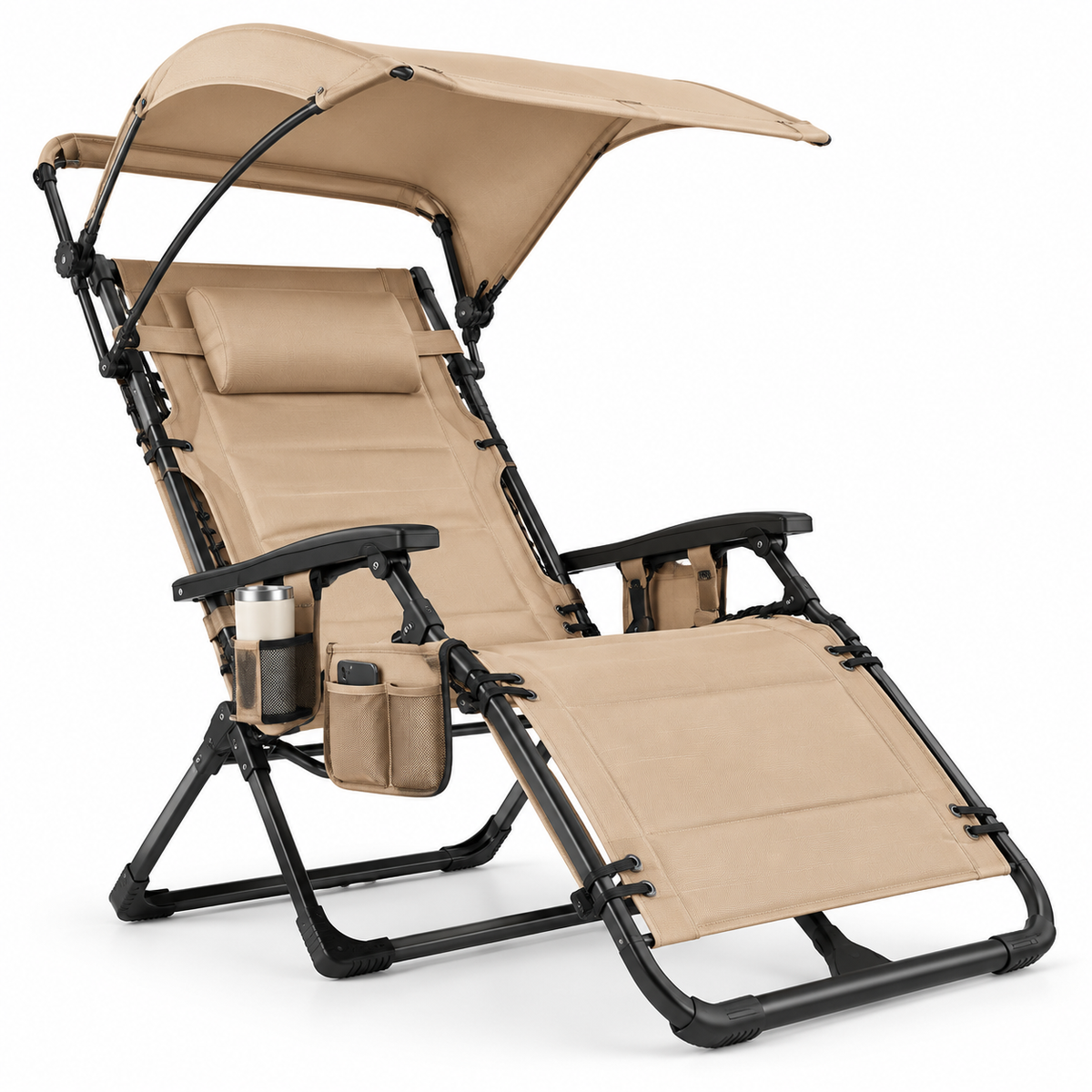 ShadeNest Premium Portable Outdoor Canopy Lounge Chair